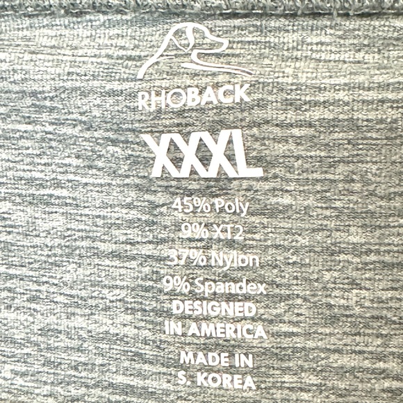 Men’s Rhoback Blitz Tech tee, size XXXL, stinger green color - Picture 4 of 4